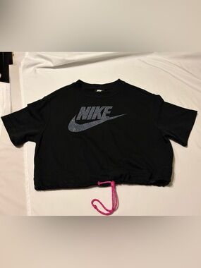 Nike Sportswear Icon Clash Women's Small -  Short sleeve Hooded Top